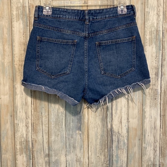 Distressed High Waist Mom Shorts | BullHead/Pacsun | Size 27 - Picture 5 of 11
